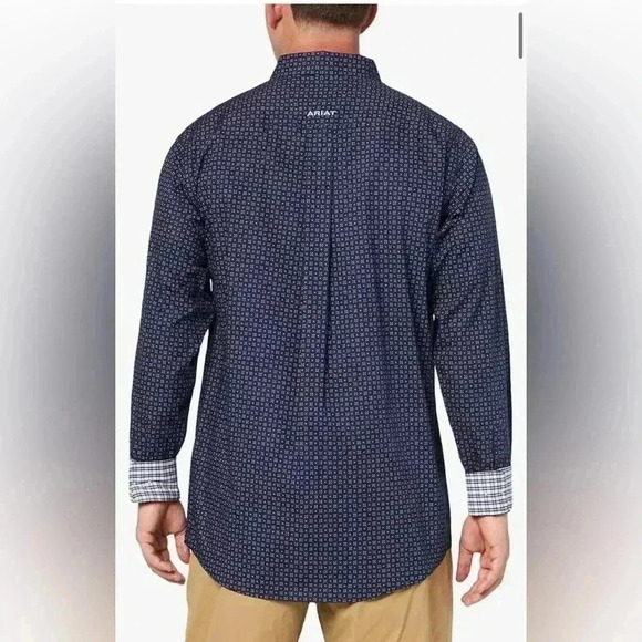 MENS ARIAT TANKSON CLSSC LS SHRT MULTI - Picture 2 of 8